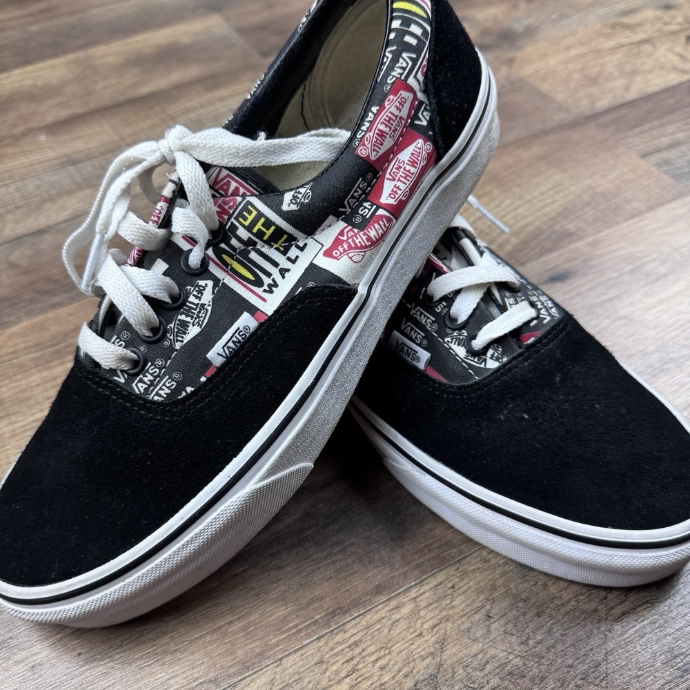 Vans Era Label Mix - Black/True White - Womens 10 Men's 8.5